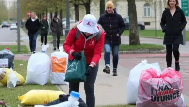 Photo of — Омск: волонтёры убирают мусор на улицах